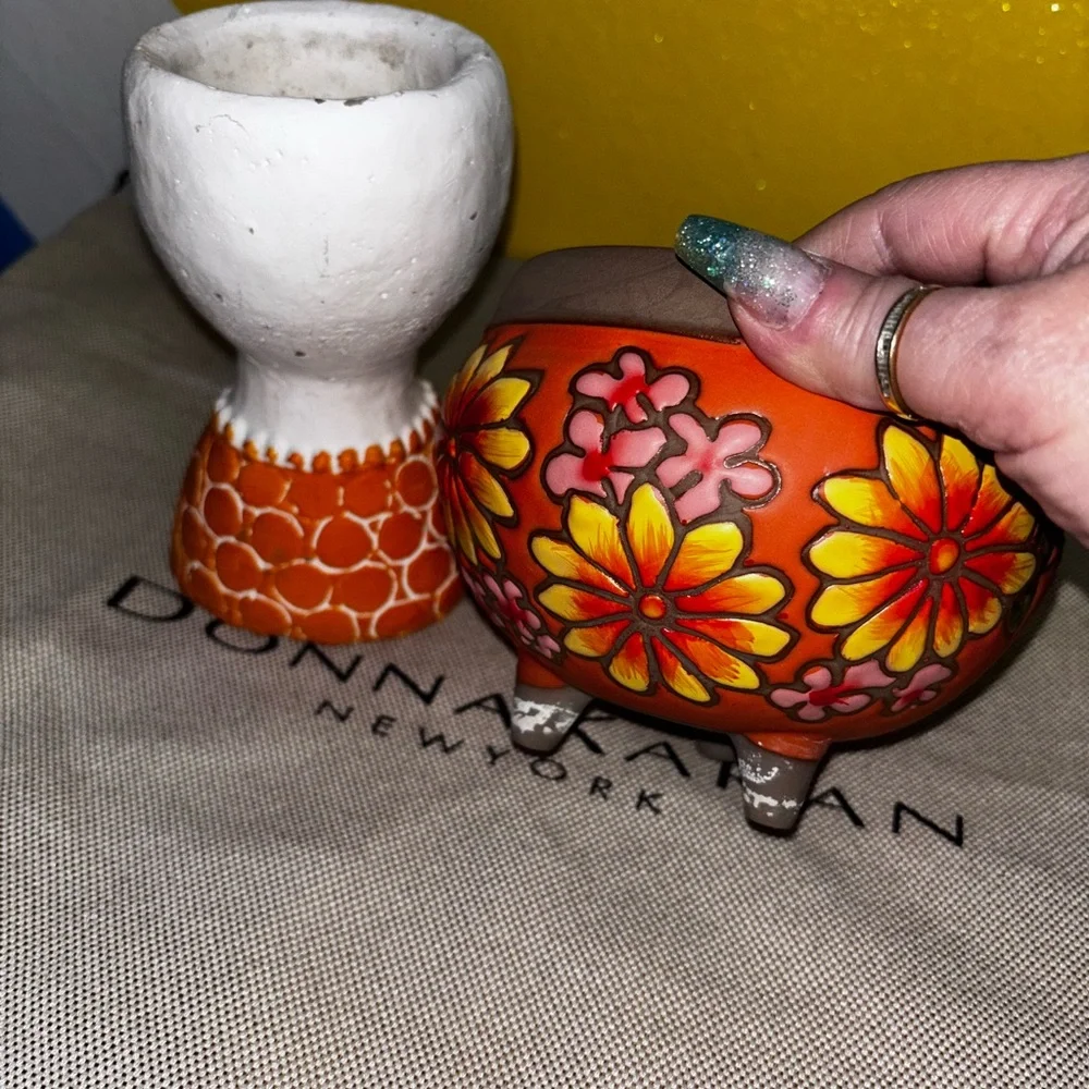 🥰🥰Colorful Hand-Painted Ceramic Planters❤️❤️